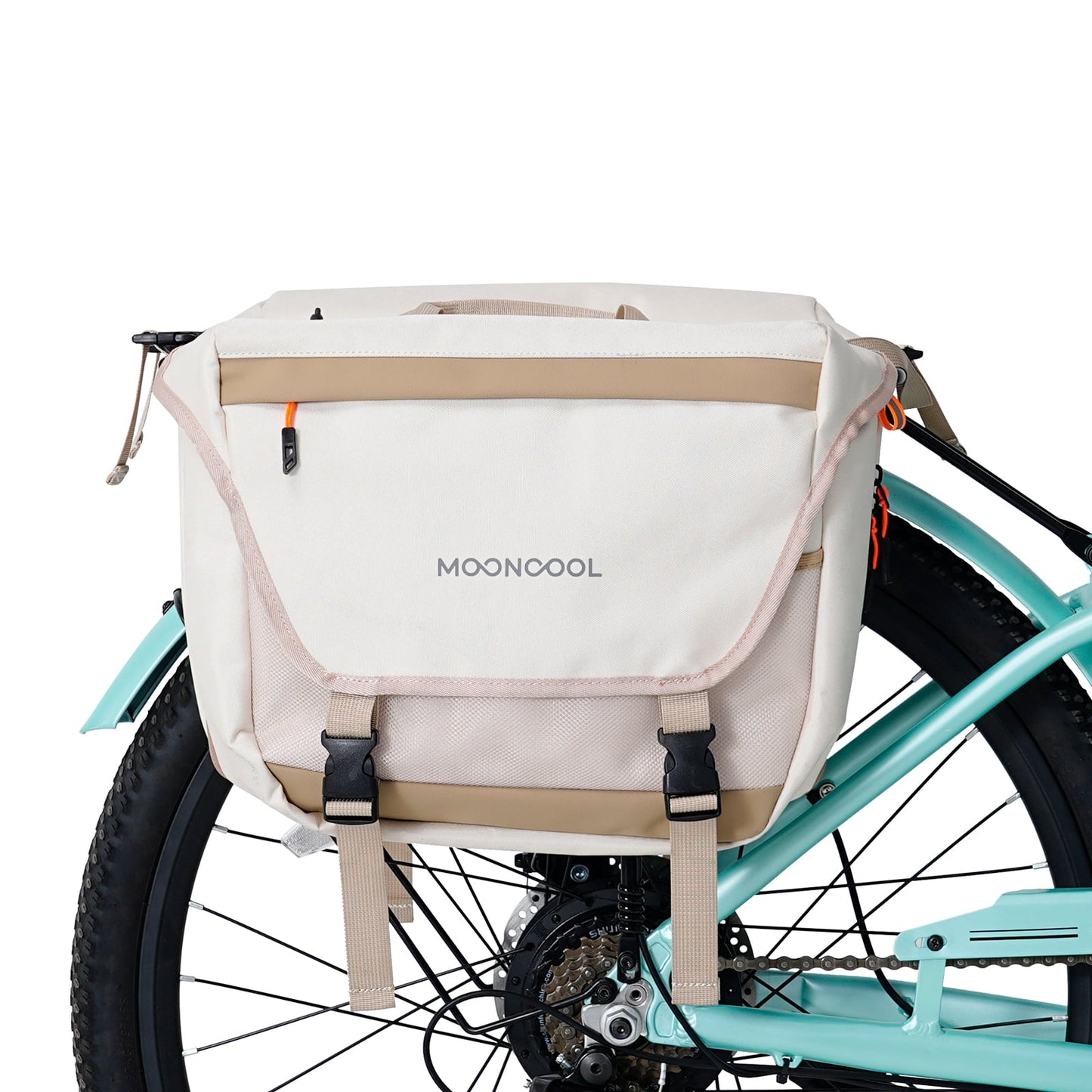 Lilypelle 11Gal 900D Waterproof Cycling Bicycle Saddle Bag ,Bike Storage Pouch,Rear Rack Seat Trunk