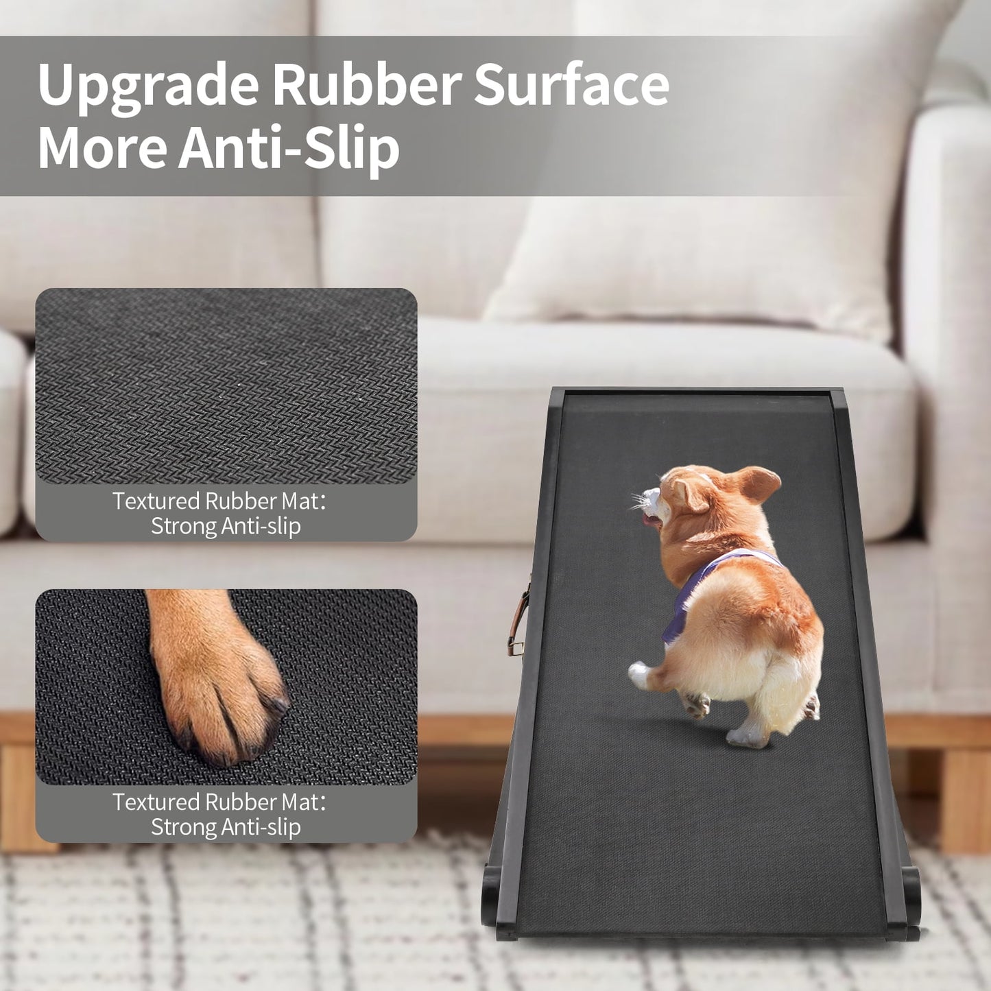 Lilypelle Foldable Pet Ramp for Small & Large dog,Adjustable Wood Dog Ramp