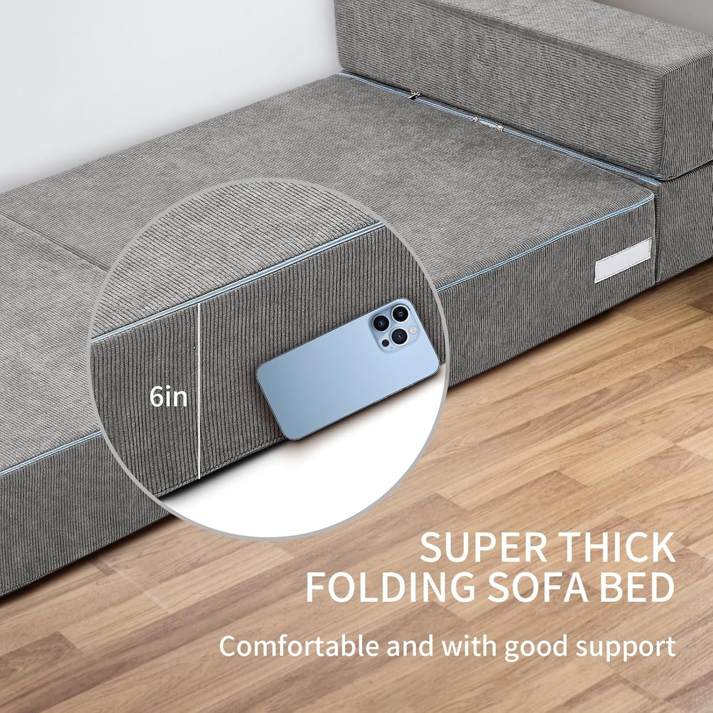 Lilypelle Kids 6" Folding Sofa Bed Floor Mattress